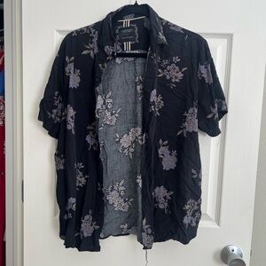 Cactus Man Black Floral Shirt